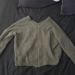 Olive Green Women's Sweater